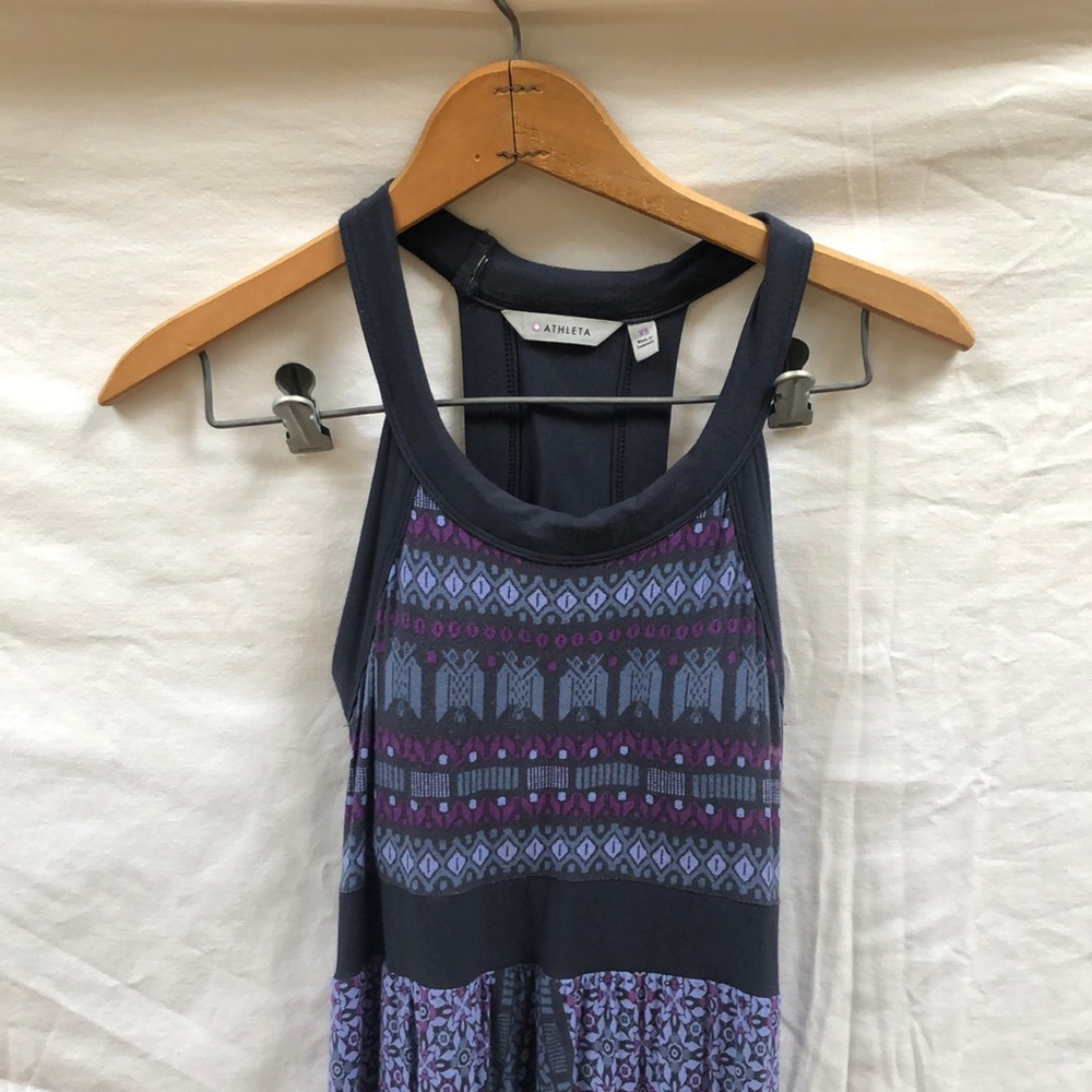 Patterned Athleta maxi dress